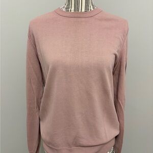 C.P. Company  Dusty Pink Crew Neck Sweater Mens